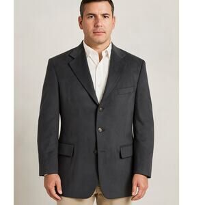 Lord & Taylor Fifth Avenue Men's 42 Black Blazer Suit Jacket